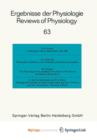 Image for Ergebnisse der Physiologie / Reviews of Physiology