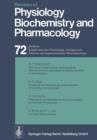 Image for Reviews of Physiology, Biochemistry and Pharmacology : Volume: 72