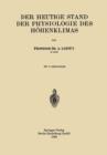 Image for Der Heutige Stand der Physiologie des Hoehenklimas