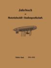 Image for Jahrbuch der Motorluftschiff-Studiengesellschaft