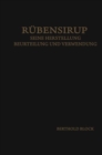 Image for Rubensirup: Seine Herstellung, Beurteilung und Verwendung