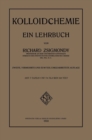 Image for Kolloidchemie: Ein Lehrbuch