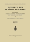 Image for Handbuch Der Ernahrungslehre: Spezielle Diatetik Der Krankheiten Des Verdauungsapparates