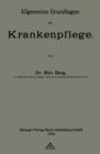 Image for Allgemeine Grundlagen der Krankenpflege