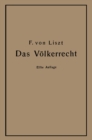 Image for Das Volkerrecht: Systematisch dargestellt