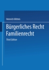 Image for Burgerliches Recht Familienrecht