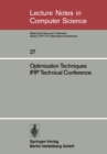 Image for Optimization Techniques IFIP Technical Conference: Novosibirsk, July 1-7, 1974