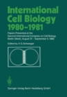 Image for International Cell Biology 1980–1981