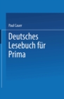 Image for Deutsches Lesebuch fur Prima
