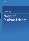 Image for Physics of Condensed Matter