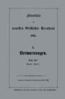 Image for Aktenstucke Zur Neuesten Geschichte Preuens 1863: I. Verwarnungen