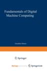 Image for Fundamentals of Digital Machine Computing