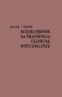 Image for Sourcebook for Training in Clinical Psychology