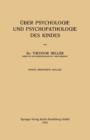 Image for UEber Psychologie und Psychopathologie des Kindes