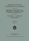 Image for Handbuch der Anatomie des Kindes: Erster Band