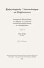 Image for Embryologische Untersuchungen an Zingiberaceen: Inaugural - Dissertation