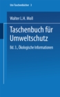 Image for Taschenbuch Fur Umweltschutz: Band Iii: Okologische Informationen