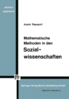 Image for Mathematische Methoden in Den Sozialwissenschaften