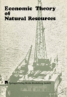 Image for Economic Theory of Natural Resources