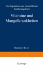 Image for Vitamine Und Mangelkrankheiten: Ein Kapitel Aus Der Menschlichen Ernahrungslehre : 27