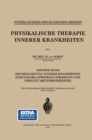 Image for Physikalische Therapie Innerer Krankheiten