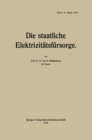 Image for Die Staatliche Elektrizitatsfursorge