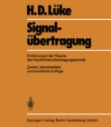 Image for Signalubertragung: Einfuhrung in Die Theorie Der Nachrichtenubertragungstechnik