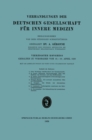 Image for Verhandlungen Der Deutschen Gesellschaft Fur Innere Medizin: Vierzigster Kongress Gehalten Zu Wiesbaden Vom 16.-19. April 1928