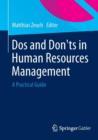 Image for Dos and Don’ts in Human Resources Management