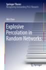 Image for Explosive percolation in random networks