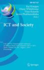 Image for ICT and Society : 11th IFIP TC 9 International Conference on Human Choice and Computers, HCC11 2014, Turku, Finland, July 30 - August 1, 2014, Proceedings