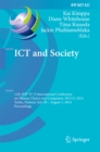 Image for ICT and Society: 11th IFIP TC 9 International Conference on Human Choice and Computers, HCC11 2014, Turku, Finland, July 30 - August 1, 2014, Proceedings