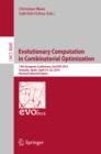 Image for Evolutionary computation in combinatorial optimization : 7832