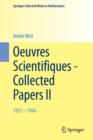 Image for Oeuvres Scientifiques - Collected Papers II : 1951 - 1964
