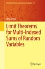 Image for Limit Theorems for Multi-Indexed Sums of Random Variables
