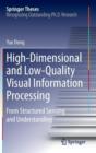 Image for High-Dimensional and Low-Quality Visual Information Processing : From Structured Sensing and Understanding