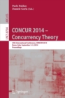 Image for CONCUR 2014 – Concurrency Theory
