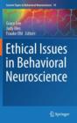 Image for Ethical Issues in Behavioral Neuroscience