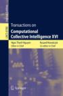 Image for Transactions on Computational Collective Intelligence XVI