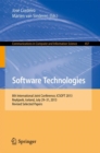 Image for Software Technologies: 8th International Joint Conference, ICSOFT 2013, Reykjavik, Iceland, July 29-31, 2013, Revised Selected Papers