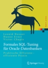 Image for Formales SQL-Tuning fur Oracle-Datenbanken: Praktische Effizienz - effiziente Praxis