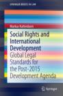 Image for Social Rights and International Development: Global Legal Standards for the Post-2015 Development Agenda