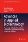 Image for Advances in Applied Biotechnology: Proceedings of the 2nd International Conference on Applied Biotechnology (ICAB 2014)-Volume I