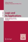 Image for Logic and Its Applications : 6th Indian Conference, ICLA 2015, Mumbai, India, January 8-10, 2015. Proceedings