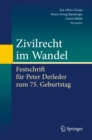 Image for Zivilrecht im Wandel: Festschrift fur Peter Derleder zum 75. Geburtstag