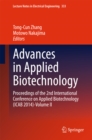 Image for Advances in Applied Biotechnology: Proceedings of the 2nd International Conference on Applied Biotechnology (ICAB 2014)-Volume II