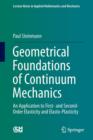 Image for Geometrical Foundations of Continuum Mechanics