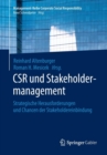 Image for CSR und Stakeholdermanagement : Strategische Herausforderungen und Chancen der Stakeholdereinbindung