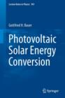 Image for Photovoltaic Solar Energy Conversion