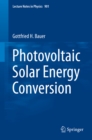 Image for Photovoltaic solar energy conversion